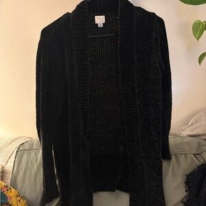 A New Day Black Chunky Knit Cardigan